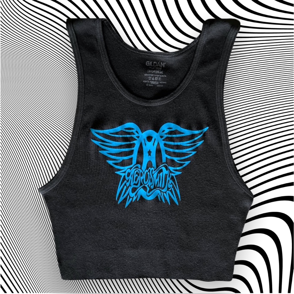 Aerosmith Band Unisex Cropped Tank